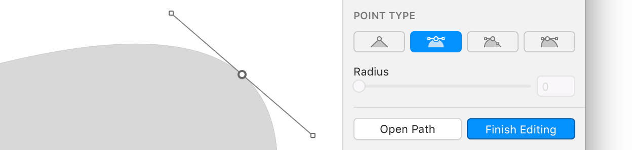 Point Types in Sketch's UI